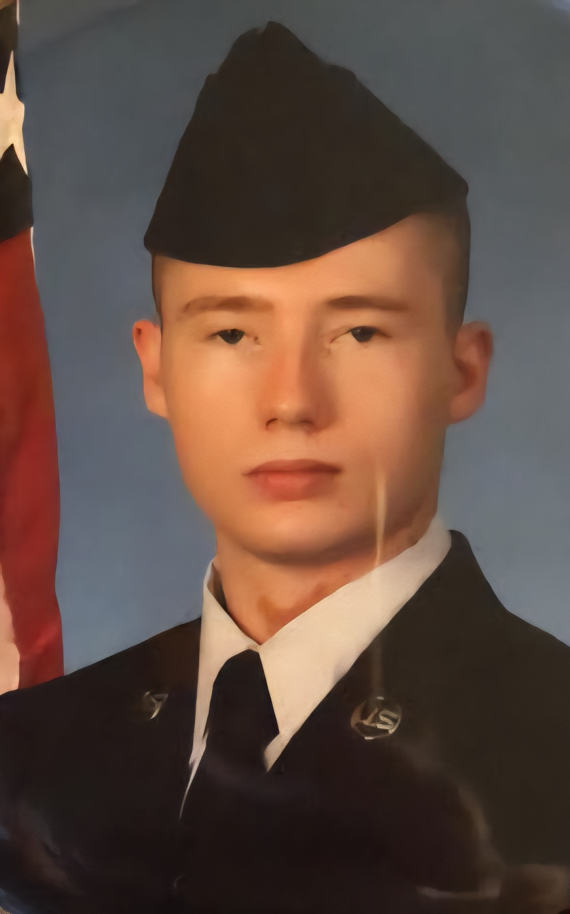 Formal Air Force portrait of Timothy Maxon in uniform.